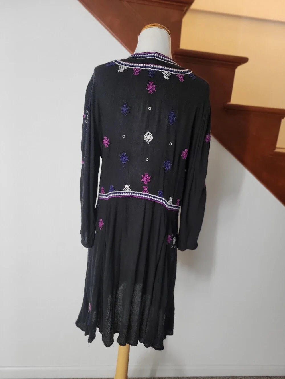 Free People Black Stargazer Dress Size L